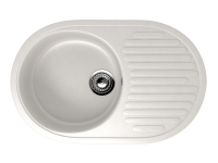 Мойка кухонная Ulgran U-107 -341 ультра-белая