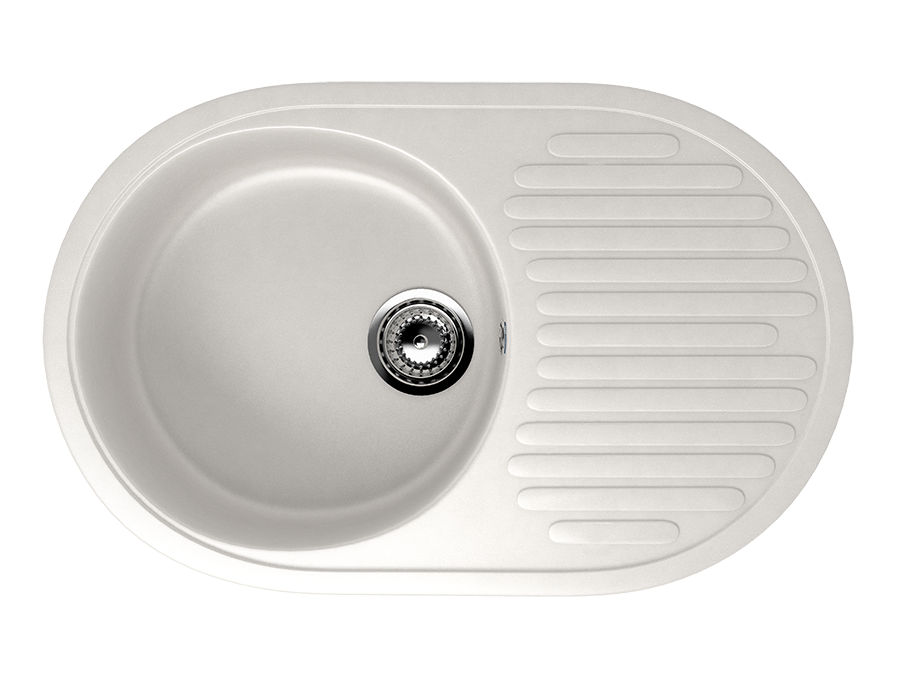 Мойка кухонная Ulgran U-107 -341 ультра-белая