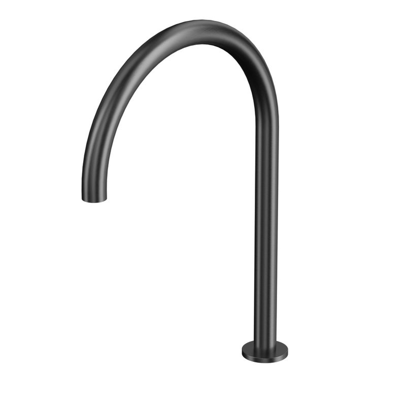 Смеситель для раковины WHITECROSS 2-Y1241AT С ВНУТРЕННЕЙ ЧАСТЬЮ, с изливом Y1203AT, антрацит