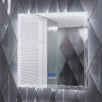 Зеркало Cezares 90х90, с LED-подсветкой, с антизапотевателем