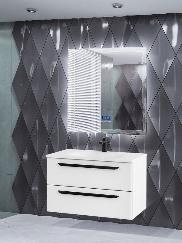 Зеркало Cezares 90х90, с LED-подсветкой, с антизапотевателем
