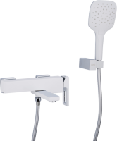 Смеситель для ванны с душем Gappo G17-8 G3217-8 белый, хром