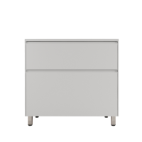 Тумба с раковиной Style Line Лима Plus 90 напольная, эмаль, белая матовая