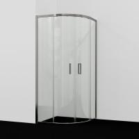 Душевой уголок Wasserkraft Tauber 64S01 90х90 см, профиль никель, стекло прозрачное