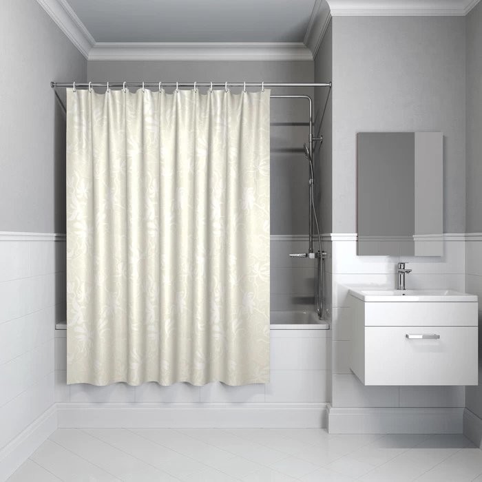 Штора для ванной IDDIS Base BD04P18i11 180х200, бежевая