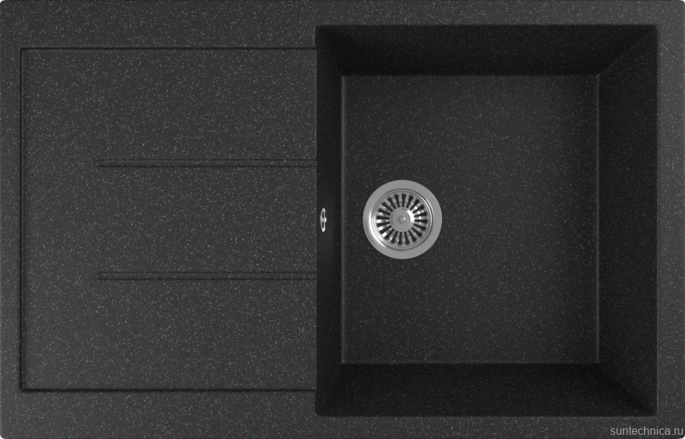 Мойка кухонная Domaci Бьелла DMC-25 черная