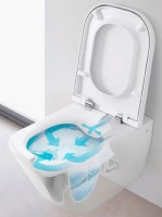 Комплект Унитаз подвесной Roca Gap 34647L000 безободковый, с микролифтом + Инсталляция TECE Now 9400412 4 в 1 с кнопкой смыва