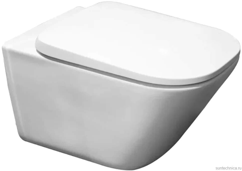 Комплект Унитаз подвесной Roca Gap 34647L000 безободковый, с микролифтом + Инсталляция TECE Now 9400412 4 в 1 с кнопкой смыва