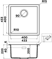Комплект Мойка Omoikiri Yamakawa 45T-Integra-WH белый + Измельчитель Nagare 750