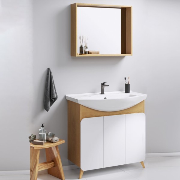 Мебель для ванной комнаты Aqwella Basic Basic 85 дуб золотой