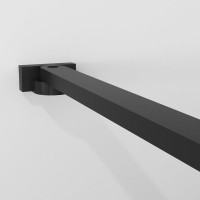 Душевая перегородка Niagara Nova NG-689-90TBLACK 90х200, профиль матовый черный, стекло тонированное