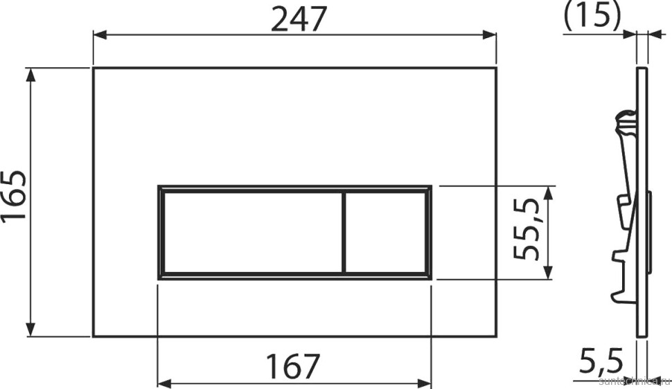 Комплект Унитаз подвесной KERAMA MARAZZI Plaza Modern PLMR.wc.02 безободковый, с микролифтом + Инсталляция + Кнопка