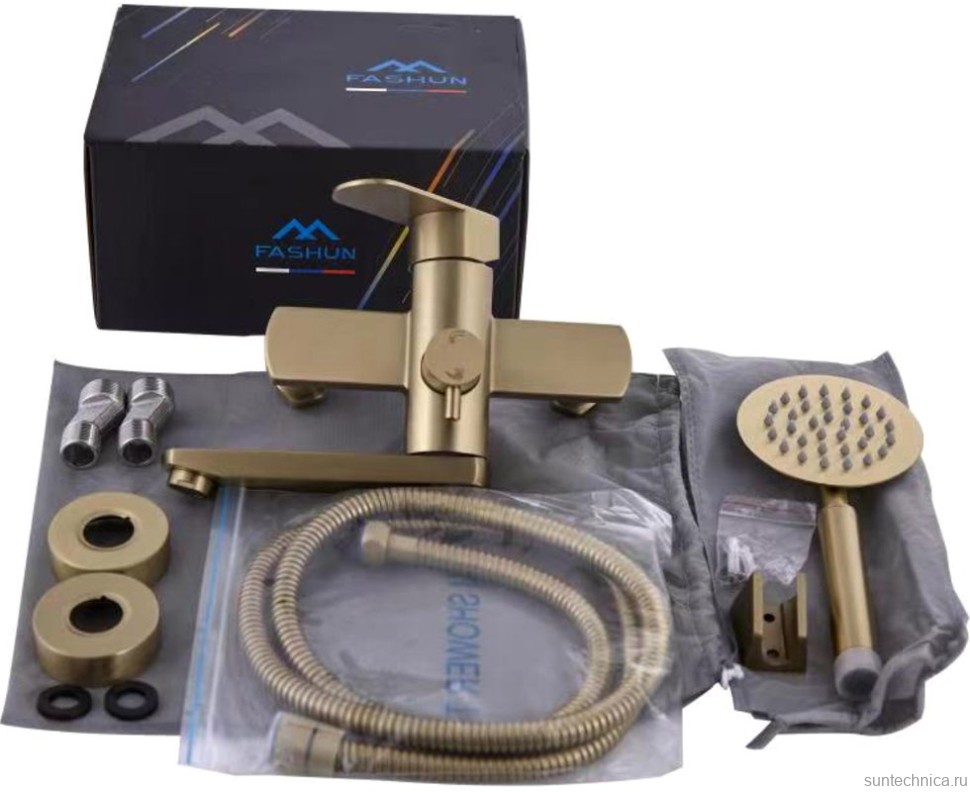 Смеситель для ванны с душем Fashun A53020-21 бронза