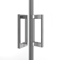 Душевой уголок KERAMA MARAZZI Lindo 100х100 см, профиль глянцевый хром, стекло прозрачное