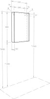 Мебель для ванной комнаты AQUATON Кантри 60 белый/дуб верона