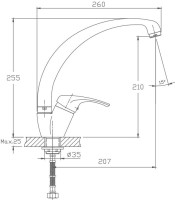 Смеситель для кухни Haiba HB4113-11