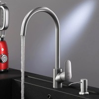 Смеситель для кухни AM.PM Like F8007D11 с дозатором, сатин