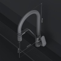 Смеситель для кухни AM.PM Like F8007822 с гибким изливом
