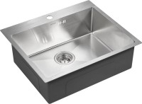 Комплект Мойка Paulmark Kroner PM215951-BS брашированная нержавеющая сталь + Измельчитель Bone Crusher BC 610-AS