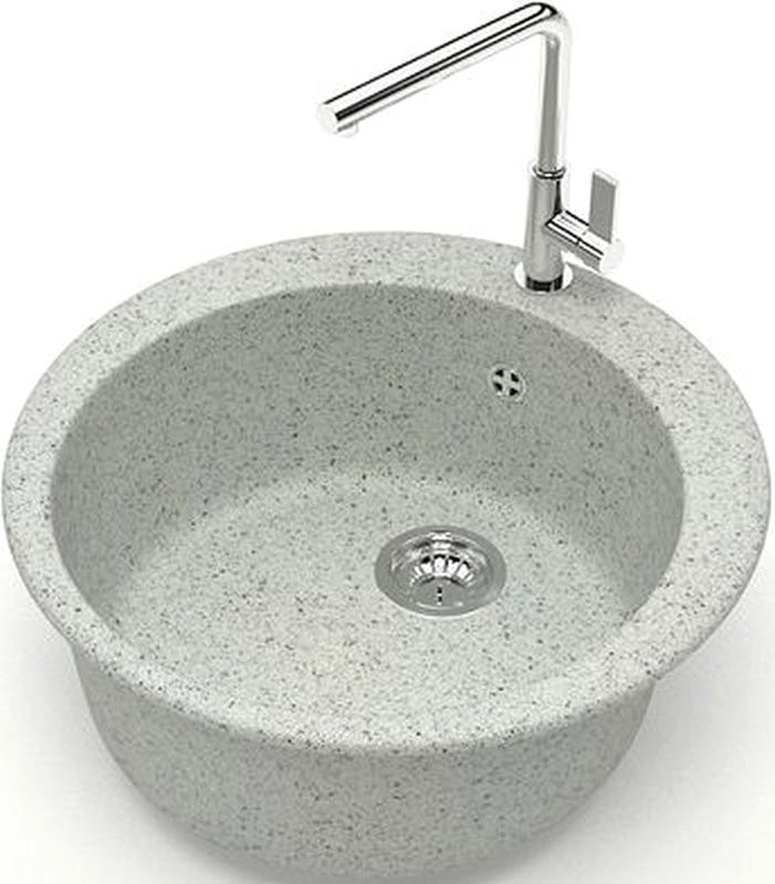 Мойка кухонная AZARIO Vital 00078348 светло-серая