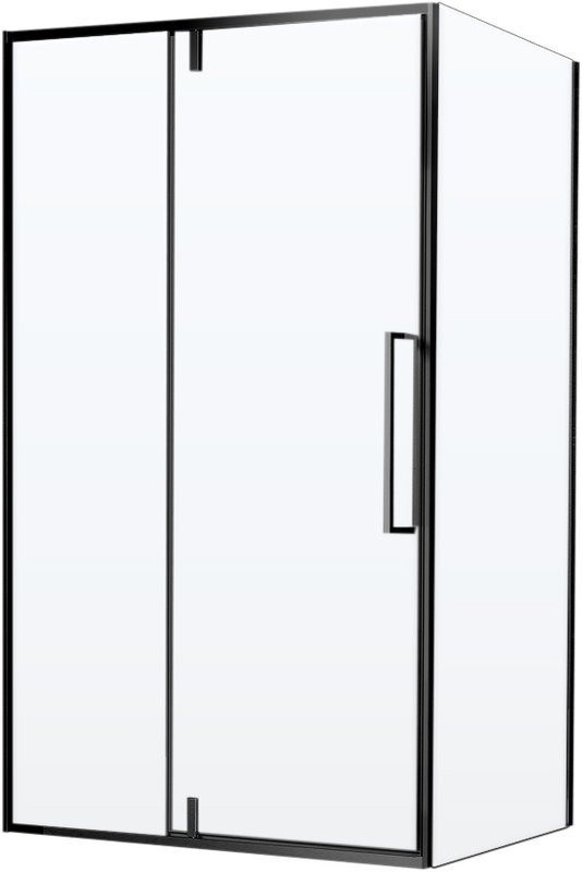 Душевой уголок Vincea Slim-N VSR-4SNP1012CLB 120х100, профиль черный, стекло прозрачное