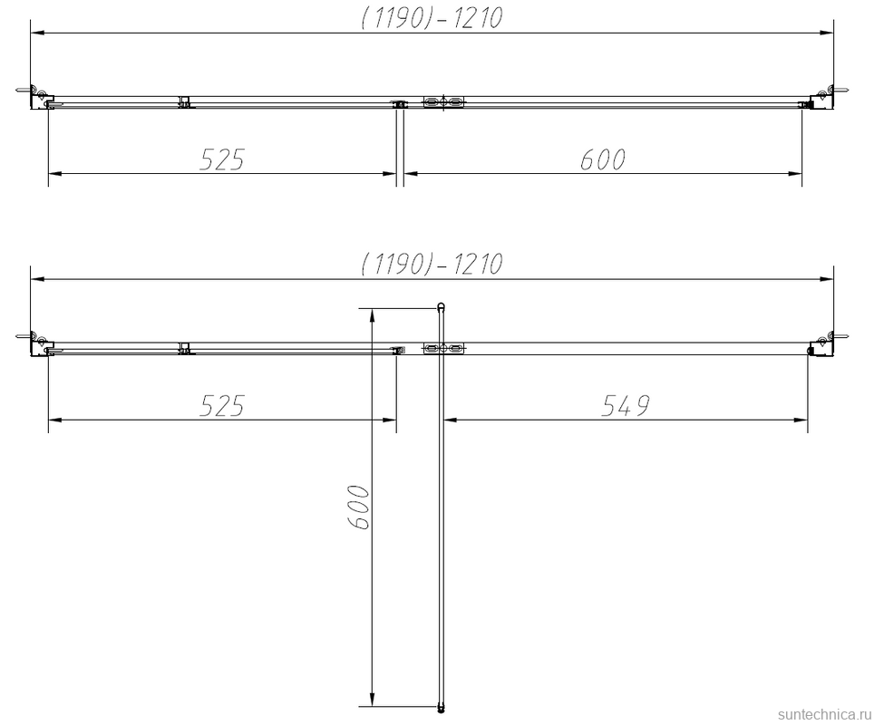 Душевой уголок Vincea Slim-N VSR-4SNP1012CLB 120х100, профиль черный, стекло прозрачное