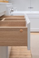 Тумба с раковиной Aquanet Токио 48 1 ящик, 2 двери L