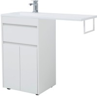 Тумба с раковиной Aquanet Токио 48 1 ящик, 2 двери L