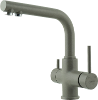 Смеситель для кухни Lemark Comfort LM3061PGS серый шелк