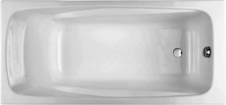 Чугунная ванна Jacob Delafon Repos E2904-S-00 180x85, без ручек + ножки и слив-перелив