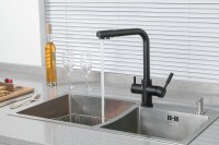 Смеситель для кухни Frap F4352-6 черный