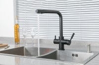 Смеситель для кухни Frap F4352-6 черный