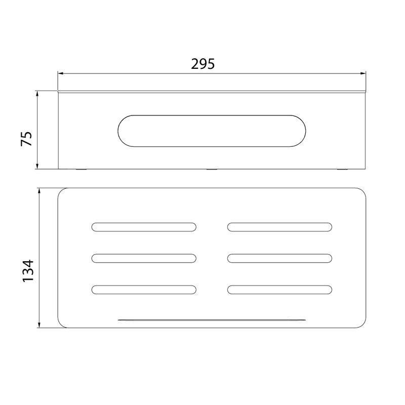 Полка Lemark SHELF LINE 9772044 черный