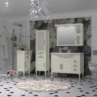 Тумба Opadiris Мираж R слоновая кость