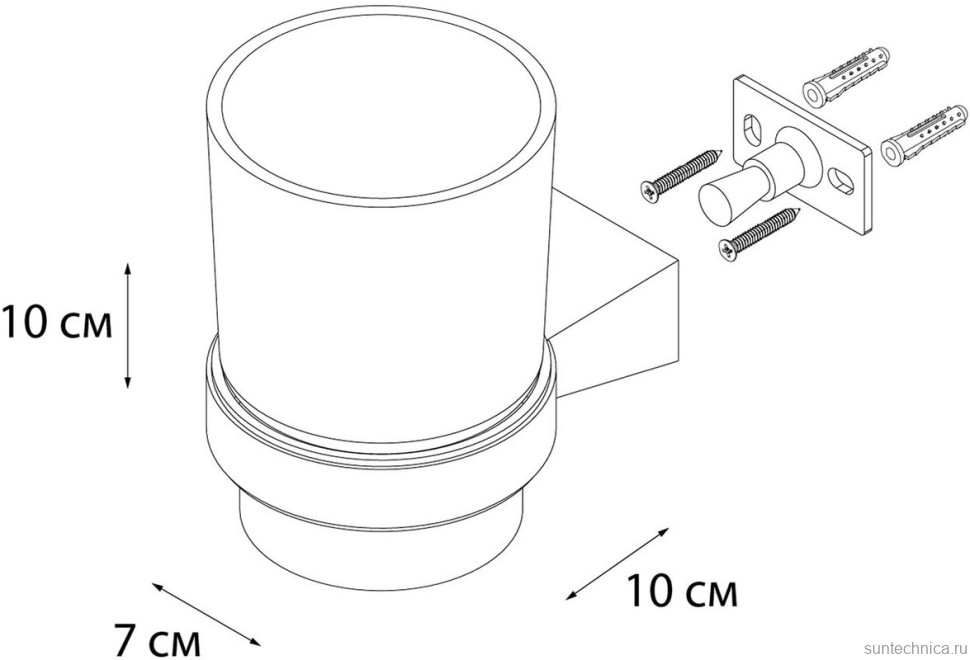 Набор Стакан Fixsen Trend 97806 + Дозатор 97812