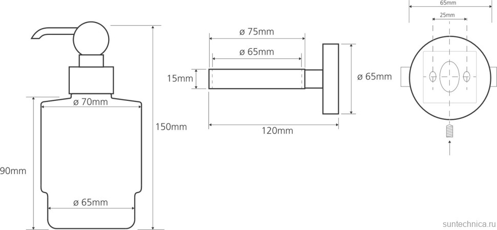 Набор Стакан Bemeta Retro 144110017 + Дозатор 144109107