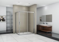 Душевой уголок Good Door Infinity WTW+SP-C-CH 140x80 + очиститель для стекол