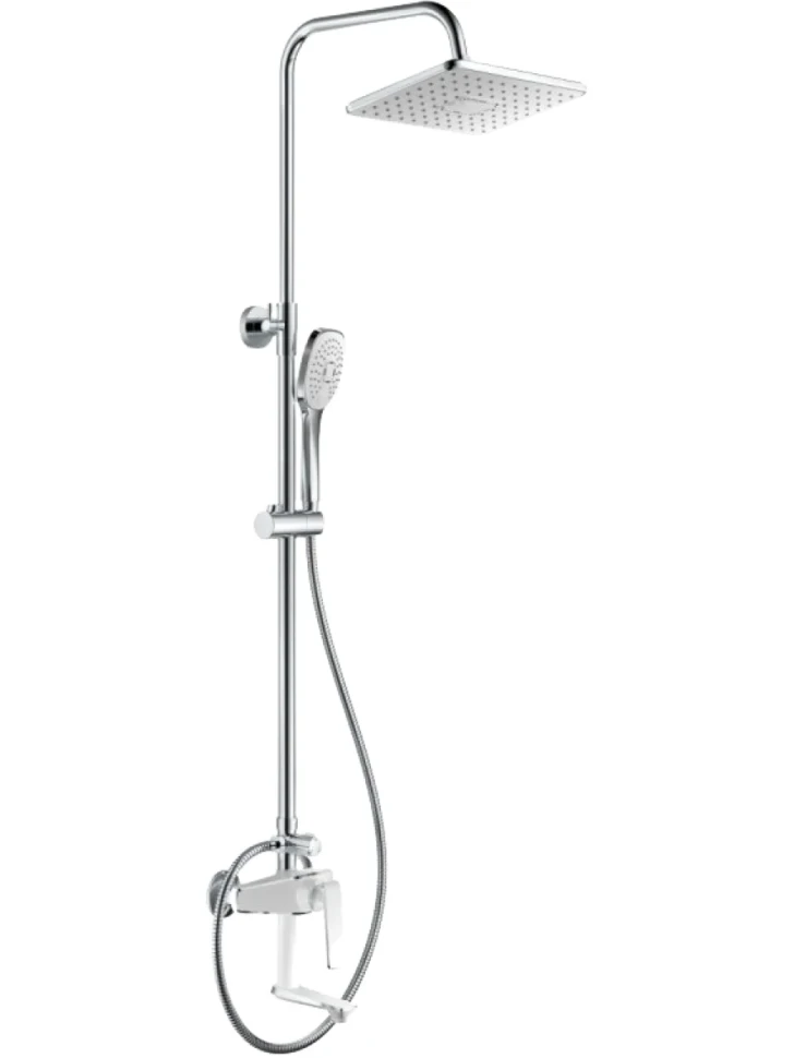 Душевая стойка Haiba HB548-8 белая