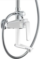 Душевая стойка Haiba HB548-8 белая