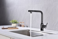 Смеситель для кухни Paulmark Viper Vi213105-GB глянцевый черный