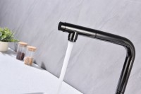 Смеситель для кухни Paulmark Viper Vi213105-GB глянцевый черный