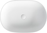 Тумба с раковиной Orange Line 100 подвесная, 2 ящика, матовая белая с раковиной B04-600W