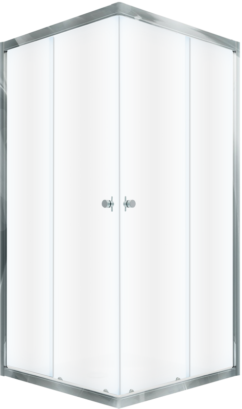 Душевой уголок DIWO Анапа 80x80, профиль хром глянец