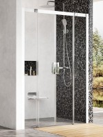 Душевая дверь в нишу Ravak Matrix MSD4-180 профиль белый, стекло прозрачное