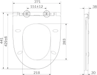 Комплект Унитаз подвесной AM.PM Awe + Крышка C117853WH с микролифтом, петли хром + Инсталляция TECE Now 9400412 4 в 1 с кнопкой смыва