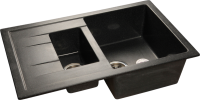 Комплект Мойка GranFest Quadro Q-775 KL черная + Смеситель MEGA Mega Комплект Мойка GranFest Quadro Q-775 KL черная + Смеситель MEGA Mega