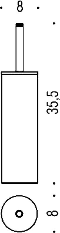 Набор Держатель Colombo Design Basic В2791 + Ершик В2706