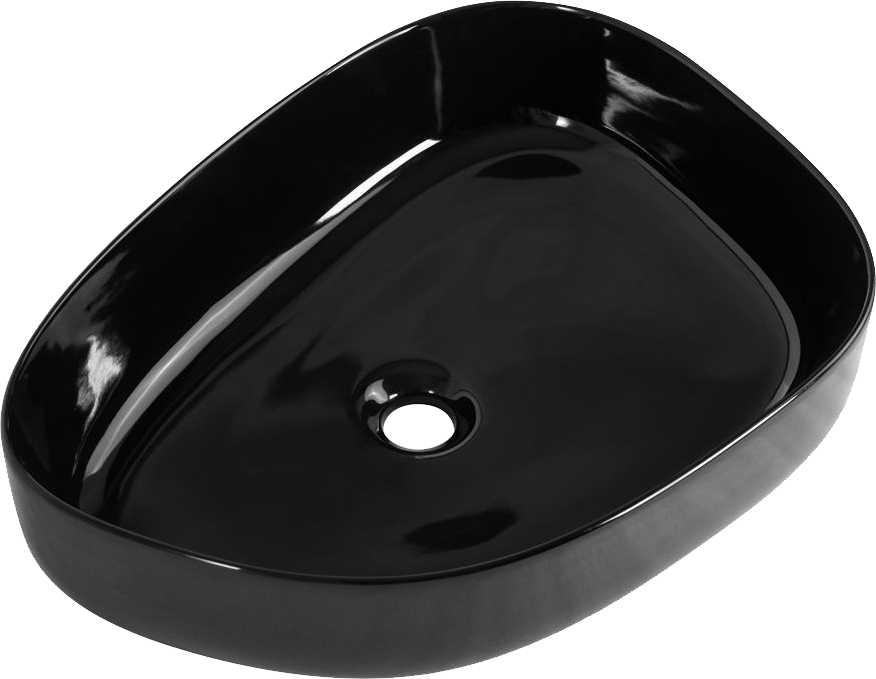 Накладная раковина BelBagno BB1435-NERO