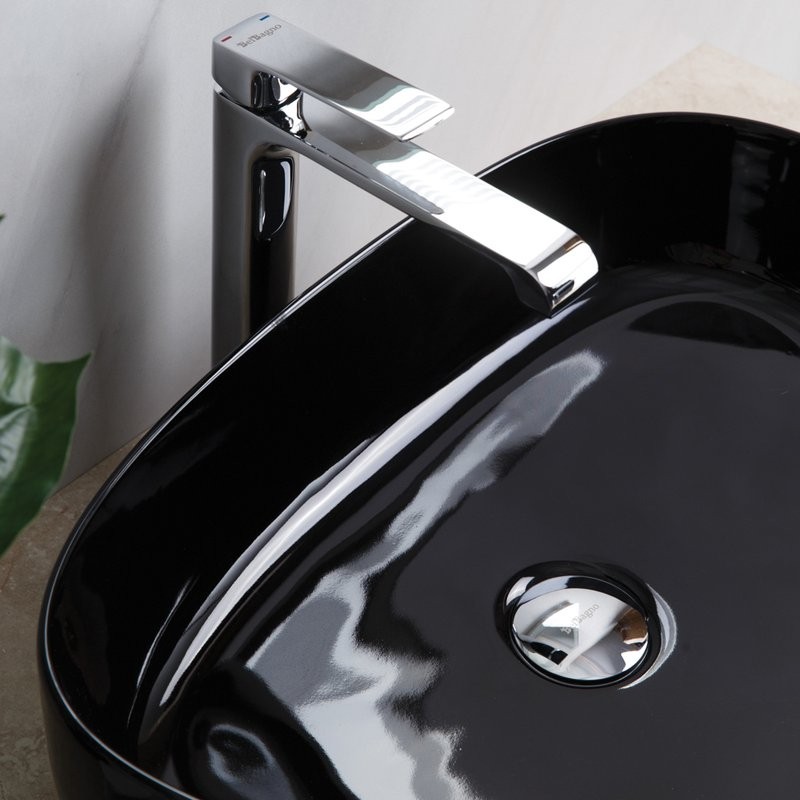 Накладная раковина BelBagno BB1435-NERO
