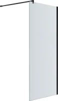 Душевая перегородка AQUATEK AQ WIW 10020BL 100x200 см, черный матовый профиль